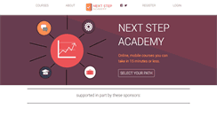 Desktop Screenshot of nextstepacademy.com